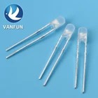 Through hole flashing 3mm 5mm red blinking led diode