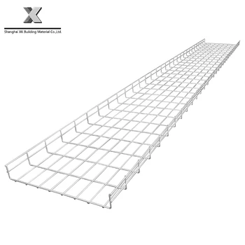 Ss Electrical Wire Mesh Ceiling Mounted Cable Tray View Ceiling