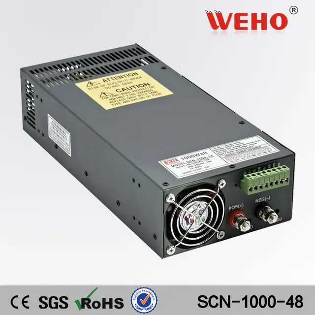 Constant voltage switch mode power supply 1000w 48v 20.8a SCN-1000-48 smps