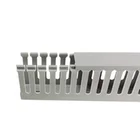 electrical plastic square cable trunking size pvc cable channel