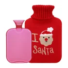 Promotional Gift PVC Hot Water Bottle and Cover Christmas Gift