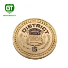 High Quality Customized Shinny Commemorative Gold Coin