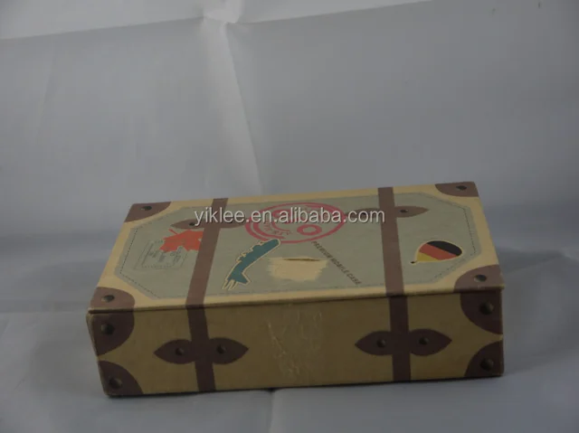 2016 new design kraft paper gift box cool pattern printing in