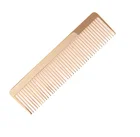 New Arrival Fashion Minimalist Design Customized logo Gold Plated Mini Pocket Comb Metal Hair Comb