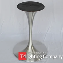 OEM Customized metal pedestal cast iron copper table base Supplier