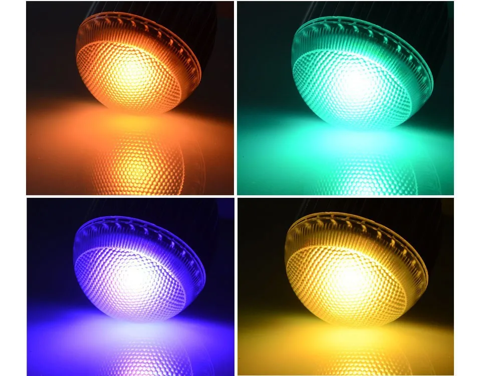 5W RGB E27 LED Lamp Light Led Spotlight Spot Light Bulb16 Color Change Dimmable Lampada led 110v 220v + 24 Key Remote Controller