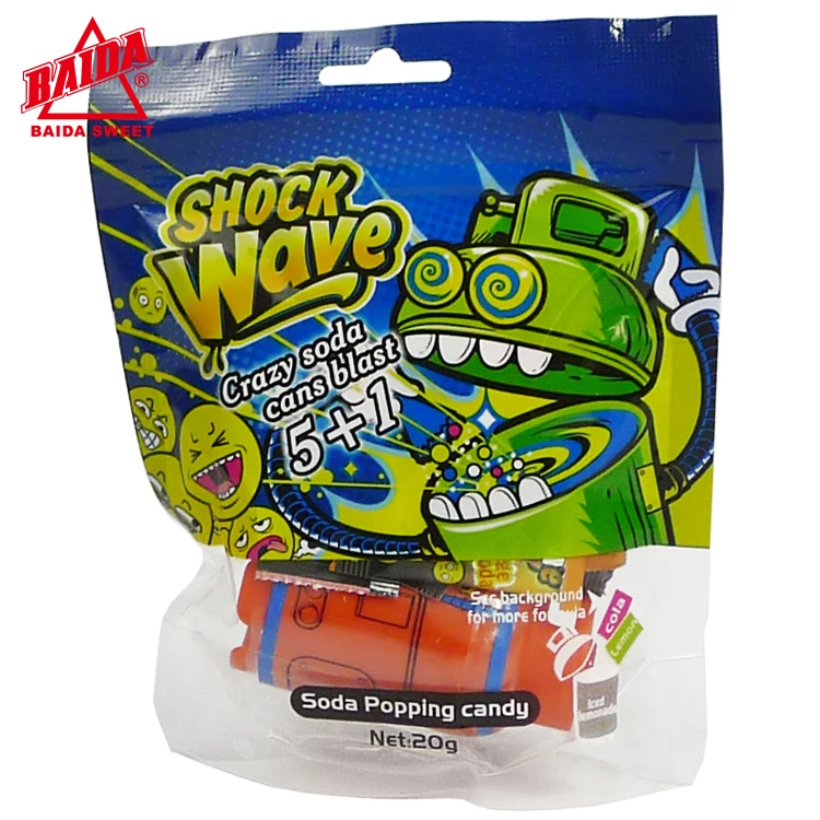 wholesale gas tank shape magic fruit pop popping candy