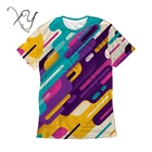 China goods wholesale clothing colorful printing custom all over print causal tshirt for man