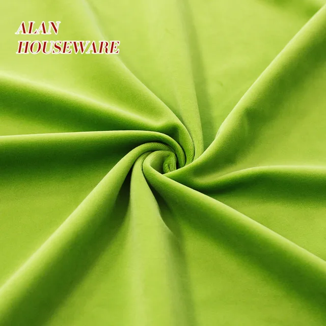 Cheap Price plain Patterned Hot green Velvet living room furniture sets