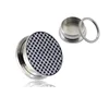 Hand Polished Black Dots Sand Paper Surgical Stainless steel Ear tunnel