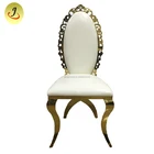 On sale gold Stainless Steel Wedding Royal Chair JC-SS828
