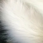 Fashionable soft white feather fabric material for dress