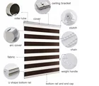 19 years Shop celebration special Dual sheer cortinas roller blinds zebra shades
