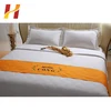 OEM 5 Star Hotel Used Egyptian Cotton Bed Sheet Plain Fabric Jacquard Hotel Bed LInen