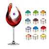 Amazon top seller 2019 crystal magnetic wine glass charms for stemless glasses
