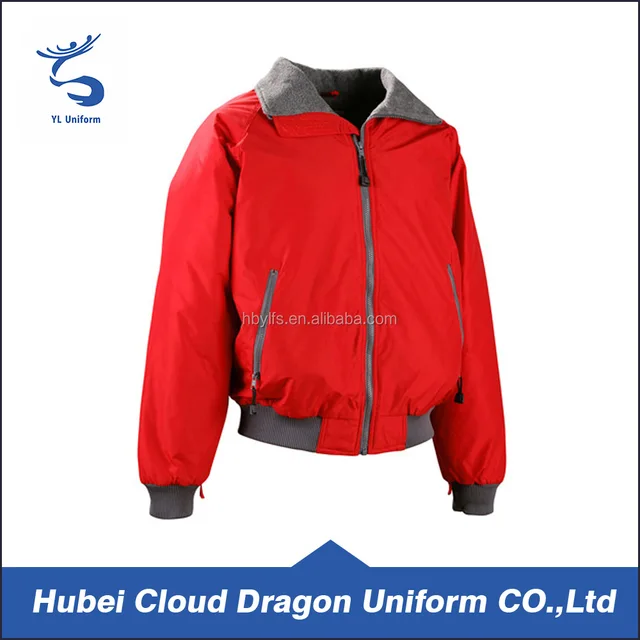 grey leather collar red bomber men jackets winter