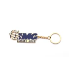 Fashion men's creative alloy metal keyring key chain custom logo