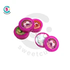funny snacks food sour flavors powder with ball shaped bubble gum in box