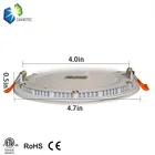 ETL (5004879) 多色調光可能な凹型 led パネルライトで孤立したドライバジャンクションボックス 9 ワット 4 インチスリム led ダウンライト