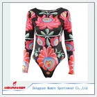 Lady Beachwear Summer Bathing Suit Swimwear Printed Design Sample Suits