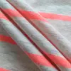 baby clothes fabrics textiles colorful stripe tshirt 100% cotton single jersey fabric