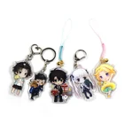 personalized blank cartoon souvenir logo acrylic keychain custom display