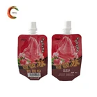 Custom packaging plastic spout pouch for succulable ice cream
