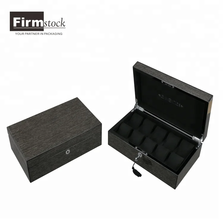 display box luxury wooden glossy box for wrist watch packaging