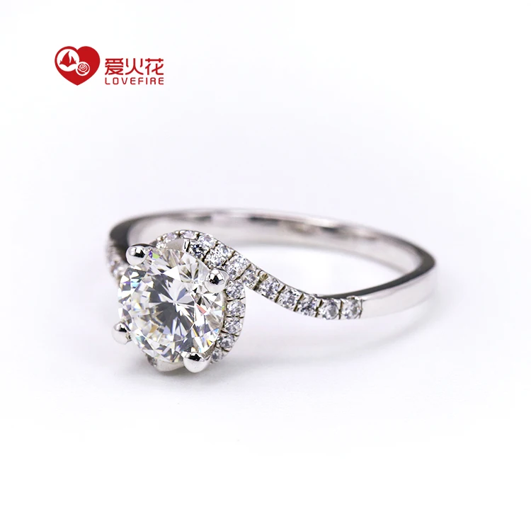 wholesale aaaaa cz ring rough sterling silver 925