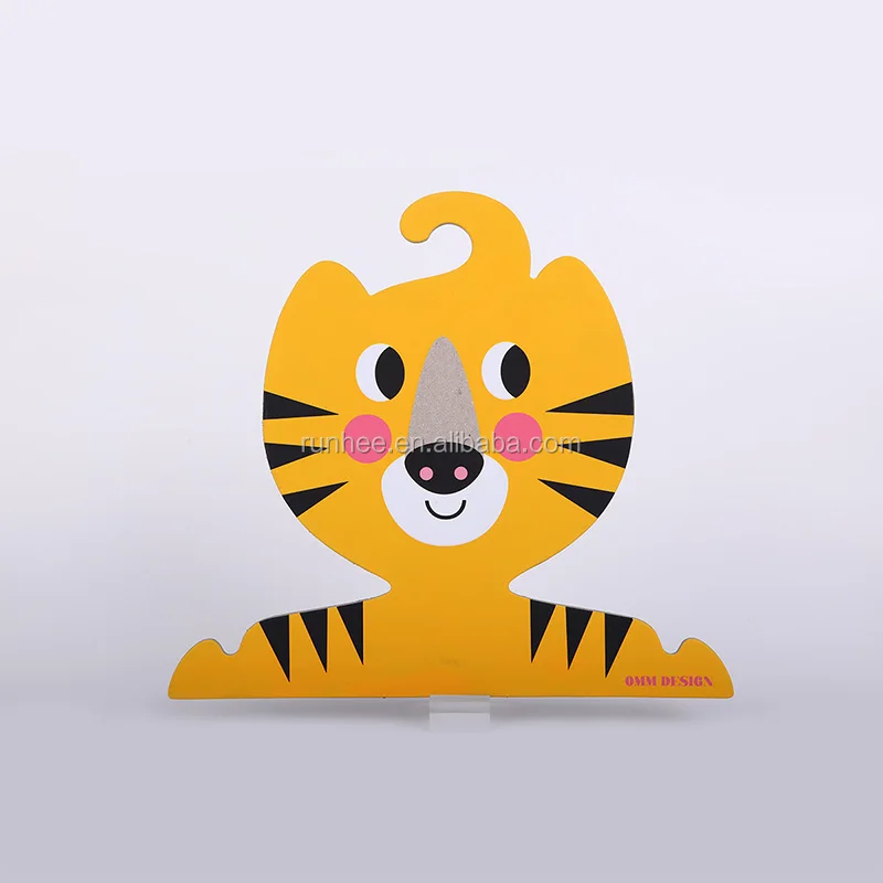 Cute Design Cardboard Pet Hangers Paper Animal Clothing Rack Custom Sizes