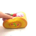 Pu Toys PU Foam Stress Reliever Toys China Factory Colorful Flower Cake Slow Rising Squishies