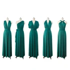Long Multicolor Women Casual Evening Dress Silk Robes