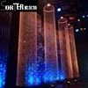 Hanging crystal wedding stage decorations