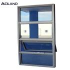Aluminum window awning window design double glass