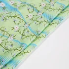Digital printing on 100% silk chiffon georgette habotai crepe de chine fabric for dress and scarves