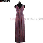 womens boutique printed modal clothing dress 2018 summer