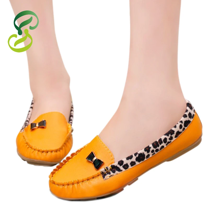 Lowest Price !New Arrival 2015 Fashion Spring and Autumn Flats for Women Flat heel Shoes Leopard Flats Women Shoes Free Shipping