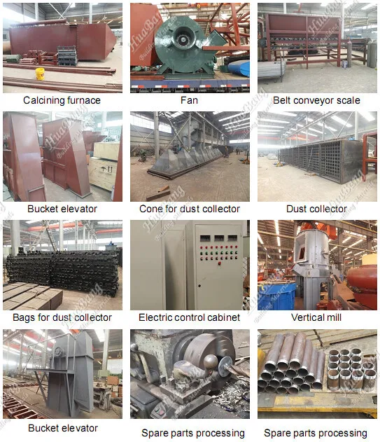 Gypsum powder production line (main product in 2015)