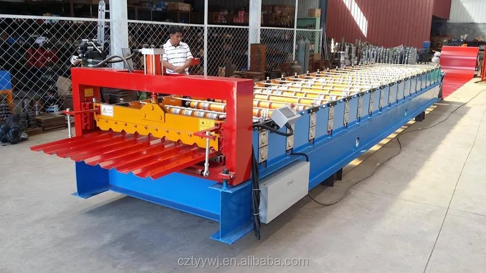 Cameroon Zinc Roof Sheet Making Roll Forming Machine