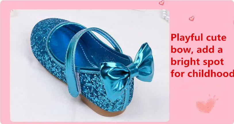 Girls Sequins leather sandals-31