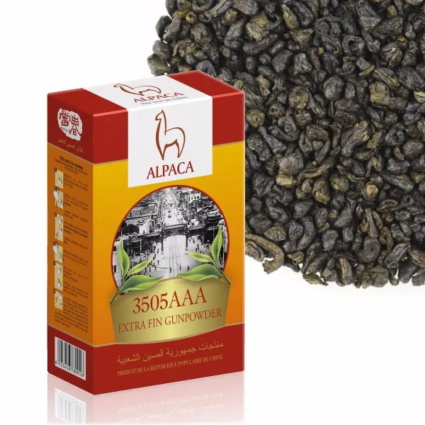 chinaese green tea extra fin gunpowder alpaca - 3505aaa tea