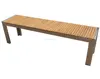 outdoor teak wood slats garden bench