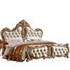 French Style Solid Wood Bed, Antique Bedroom Furniture