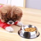Pet Dog Food Bowl Stainless Steel Pet Bowls Feeder For Dog, cats