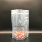 wholesale biodegradable compostable plastic bag customized label nylon zipper pouches doypack pla