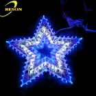 2017 promotional decoration outdoor waterproof christmas star lights