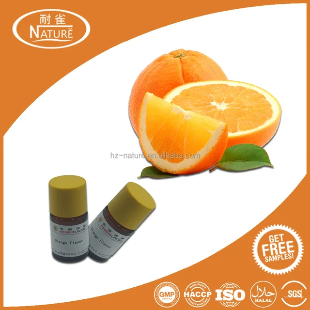 strong rich orange flavor with natural and fresh aroma fruit