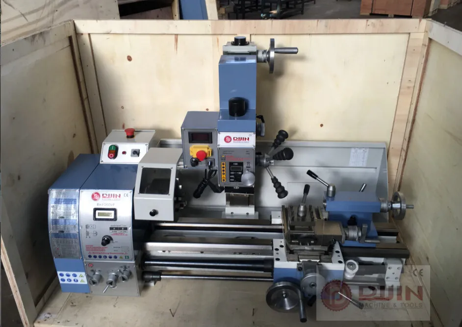 Torno Mini Cnc Lathe Drilling And Milling Metalworking Machine Jyp Vf