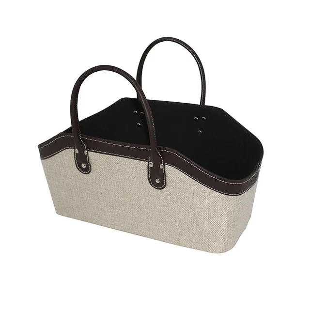 fashion gift basket fruit , unique pu leather gift basket