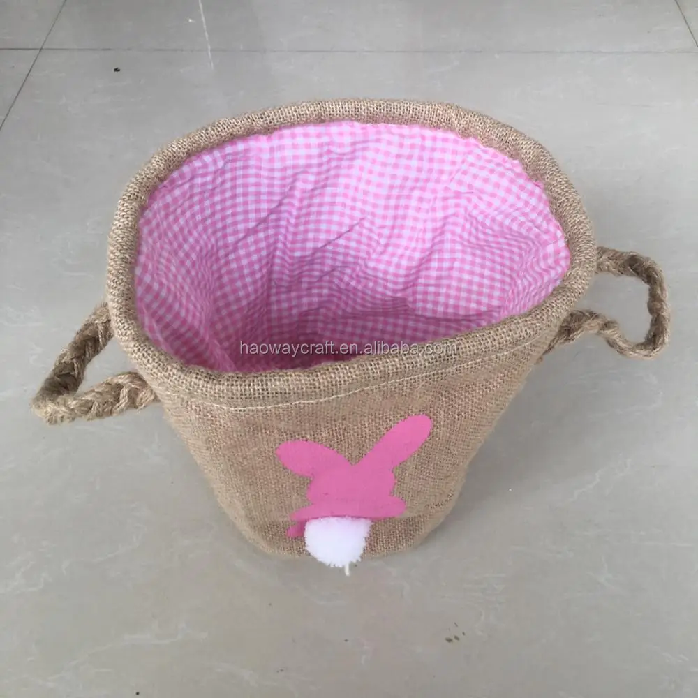 personalized burlap easter bag - buy bunny easter basket,easter